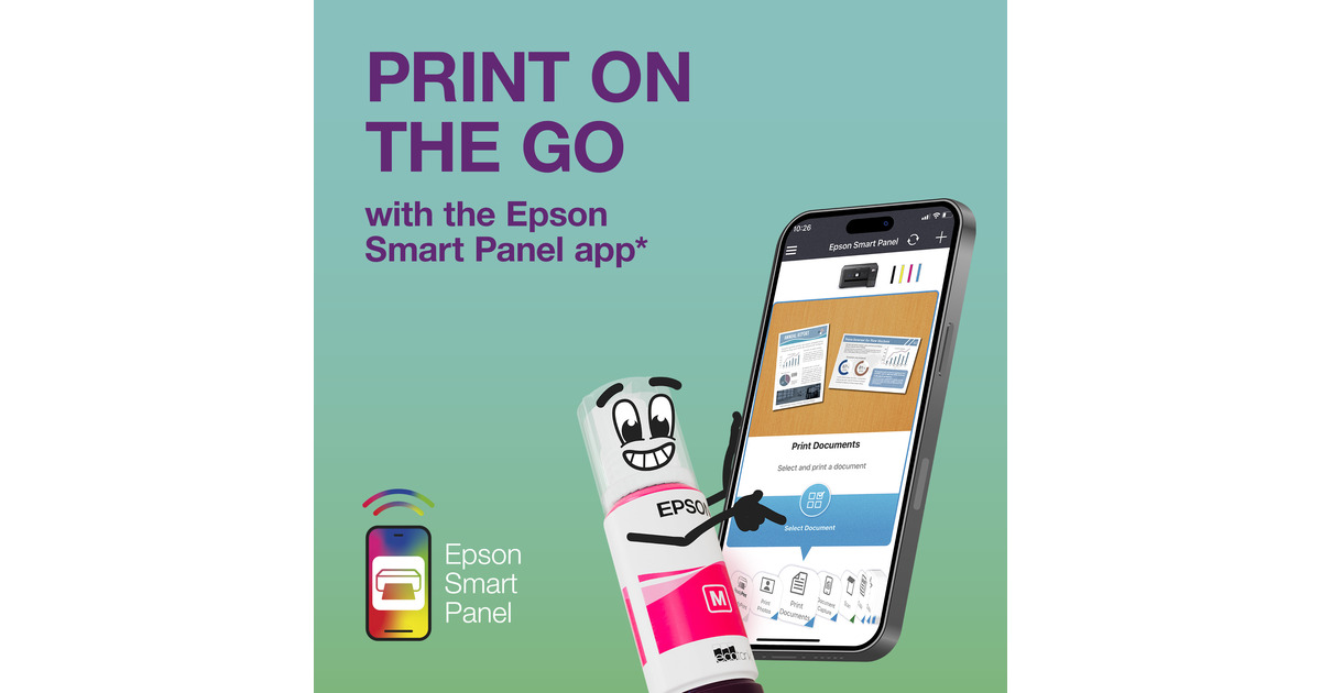 EpsonEcoTank ET-2861 A4 multifunctionele Wi-Fi-printer met inkttank all-in-one inkjetprinter  (Zwart, Scannen, Kopiëren, Wi-Fi, inclusief tot 3 jaar inkt)