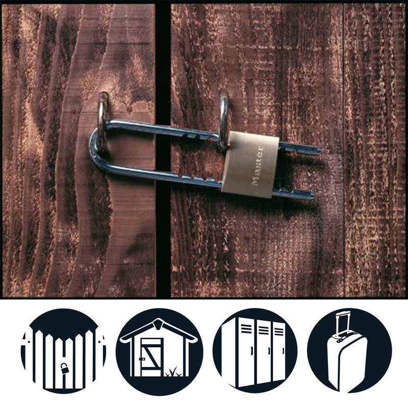 Master Lock hangslot met verstelbare beugel, 70 tot 155mm 50mm