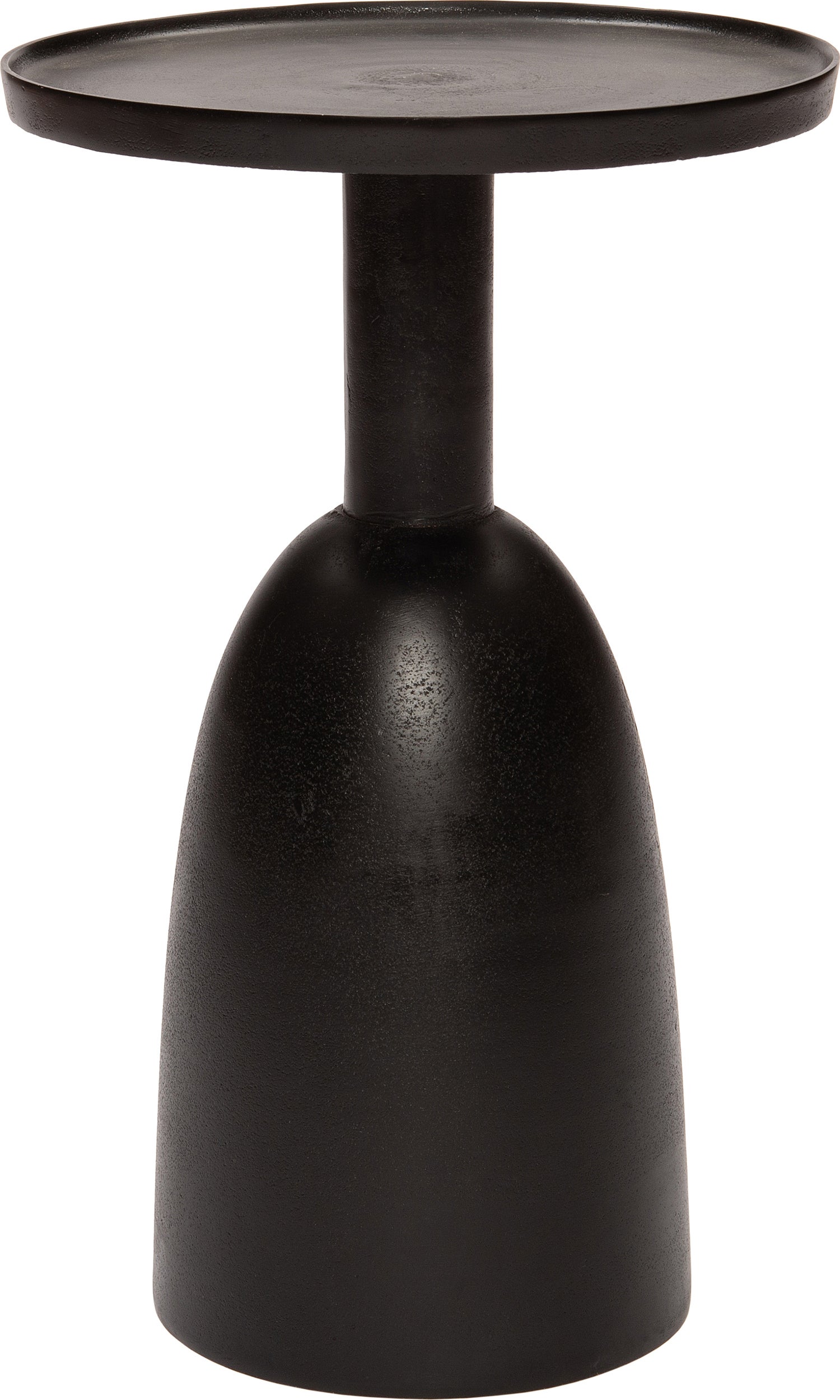 Intratuin bijzettafel Flo zwart D 40 H 50 cm