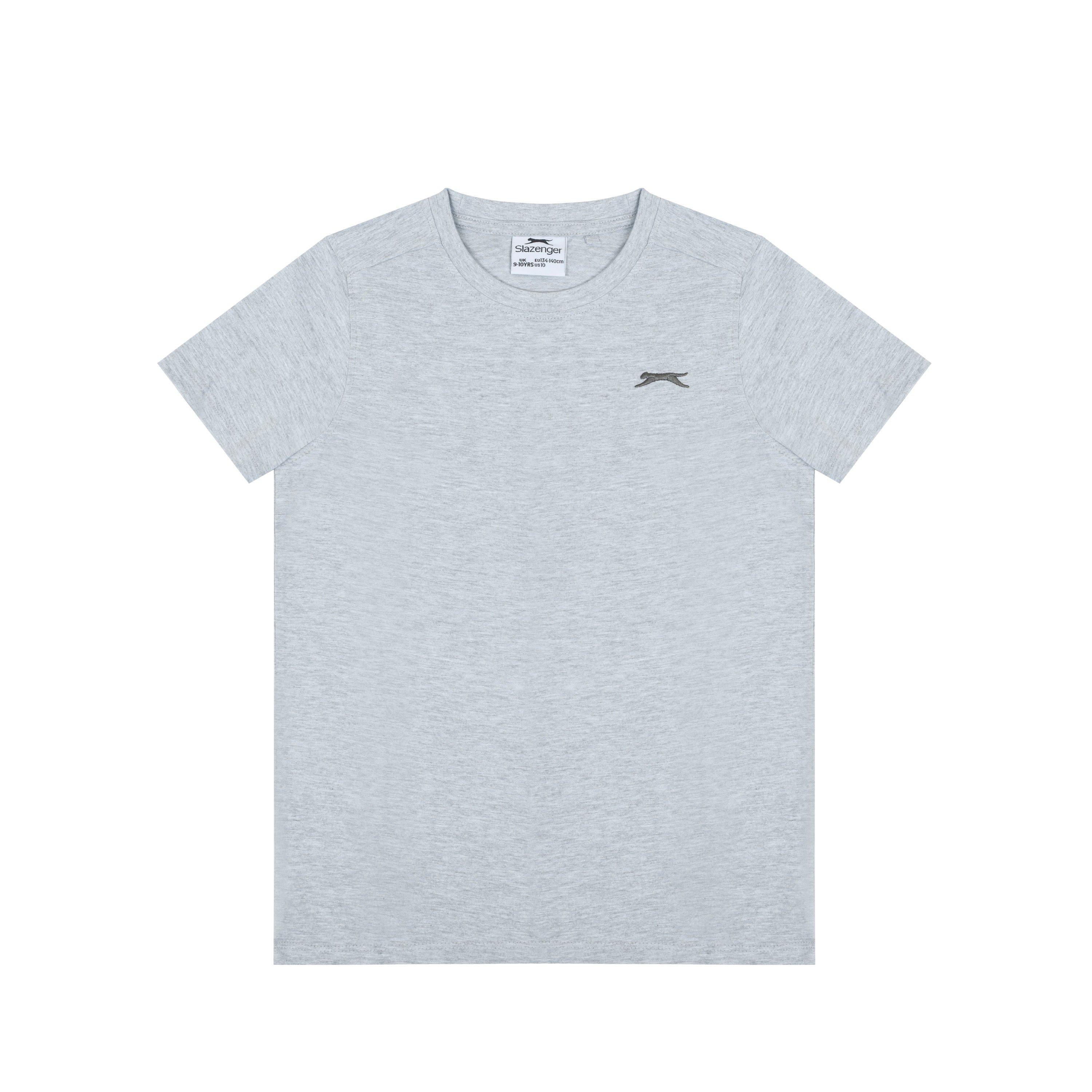 Slazenger Junior Boys Plain Tee shirt