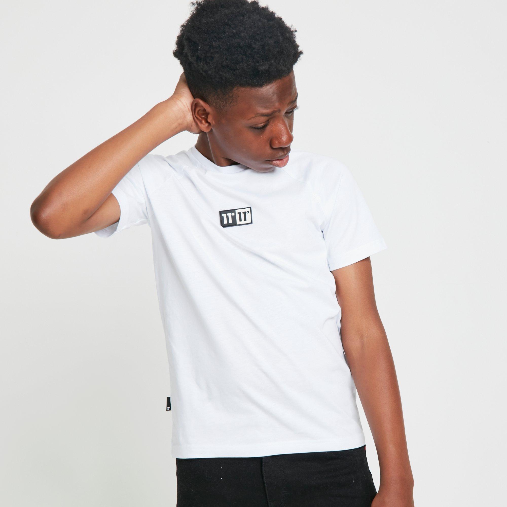 11 Degrees 11D Junior Domino T Shirt White