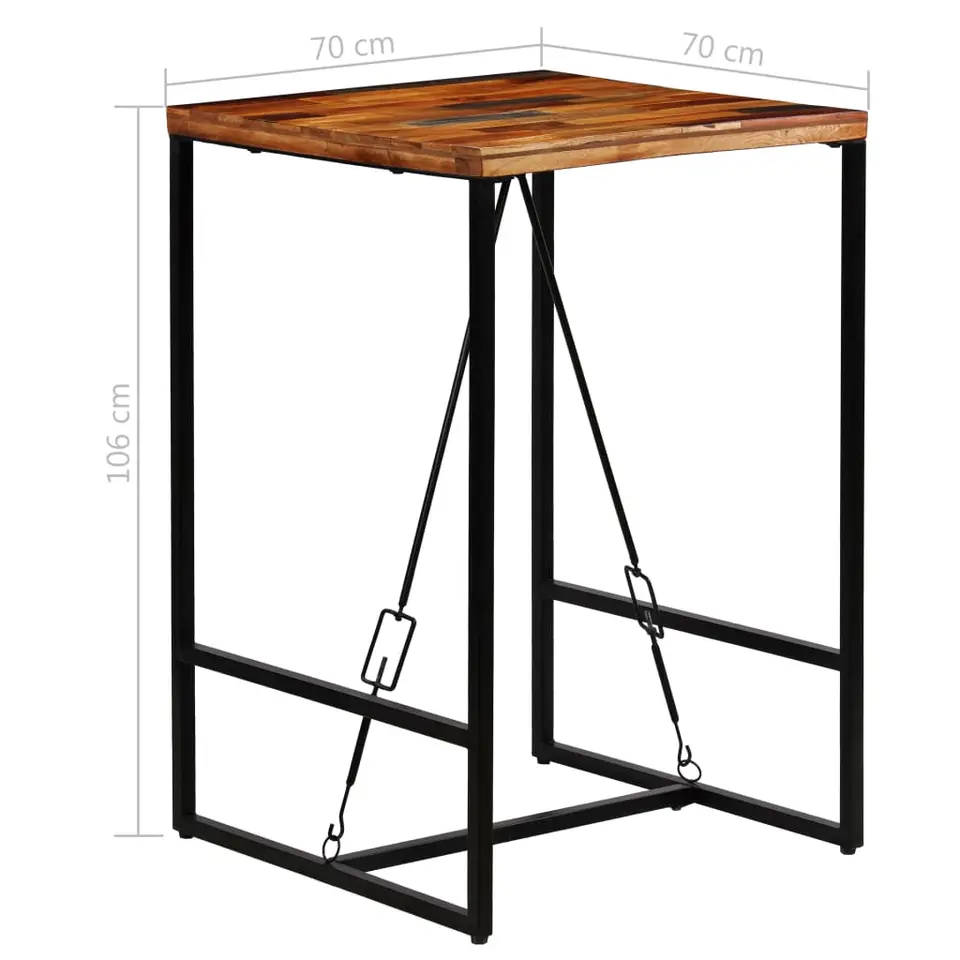 vidaXL - Barset - Bruin - Hout