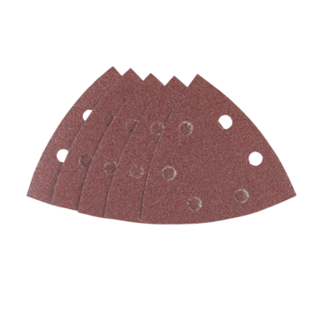 Irwin schuurvel driekhoek 95 x 95 mm zelfhechtend K60, 5 stuks