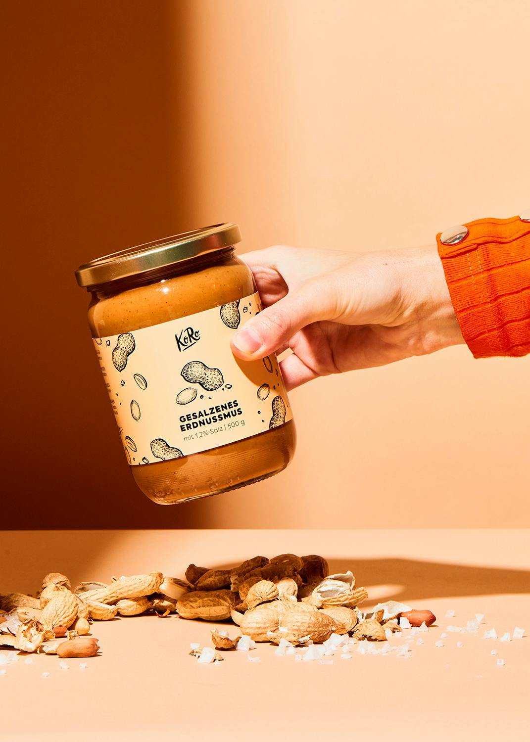 Gesalzenes Erdnussmus 500 g
