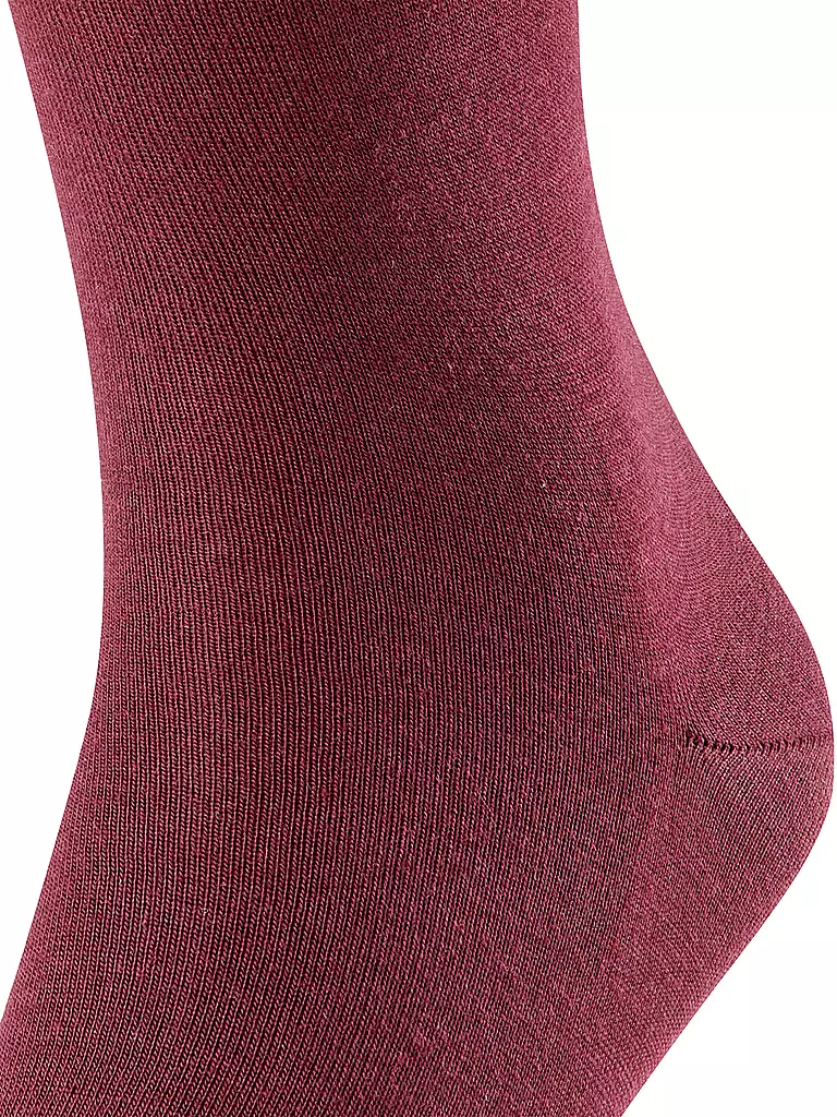 FALKE Socken Airport barolo dunkelrot