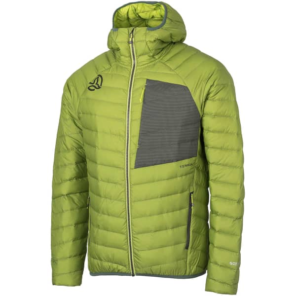 Doudoune ski de randonnée TERNUA VILMAN HOOD DOWN JKT M GRASS LIME