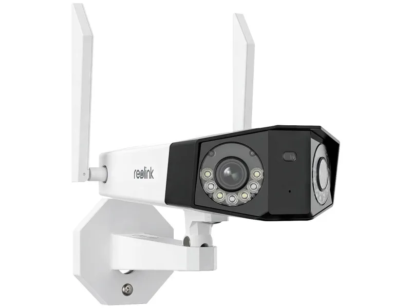 Reolink Duo Series 2 WiFi - Netværksovervågningskamera - udendørs, indendørs - vejrbestandig - farve (Dag/nat) - 8 MP - 4608 x 1728 - 4K - fast brændvidde - audio - trådløs - WiFi - LAN 10/100 - H.265 - DC 12 V
