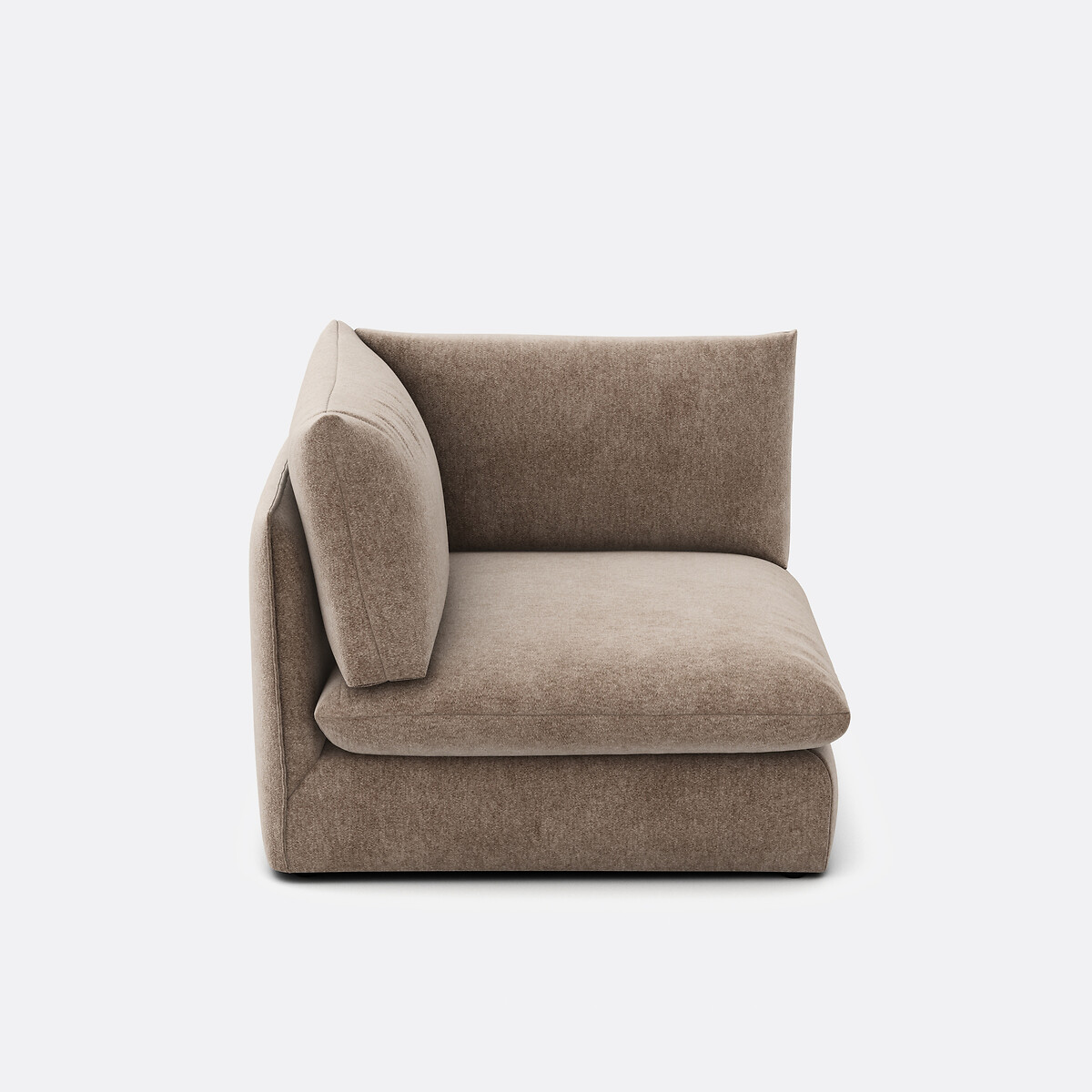 LA REDOUTE INTERIEURS<br>Canto modular, poliéster mosqueado, Malo