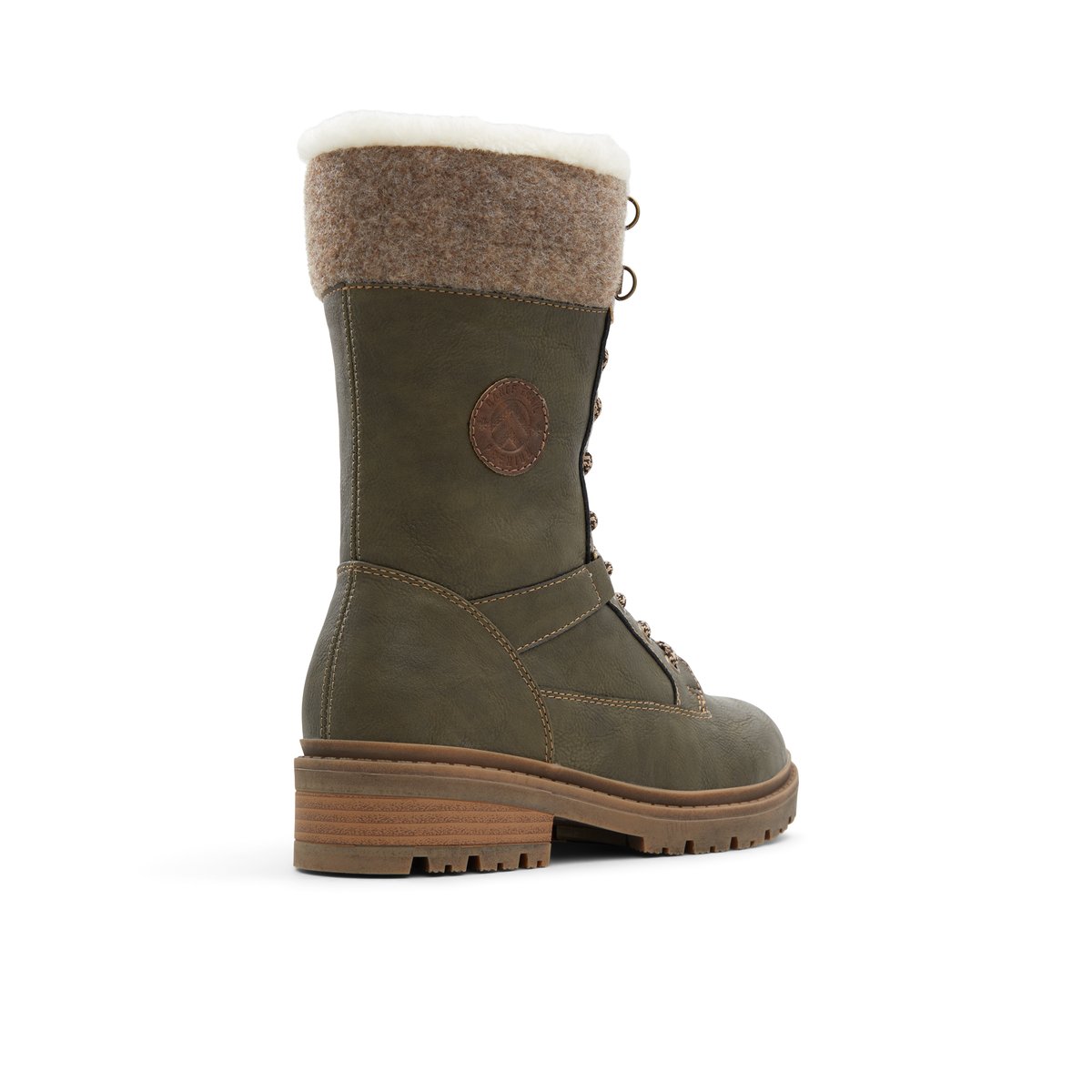BANFF TRAIL PREMIUM-Sevoican-Bottes mi-mollet d'hiver - Semelle tracteur - Kaki