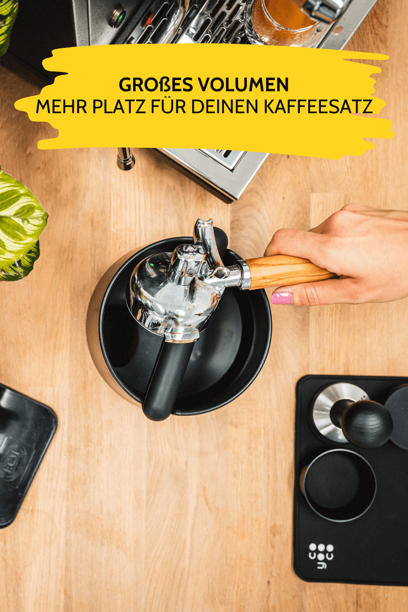 Coyooco Abklopfbehälter Siebträger Schwarz
