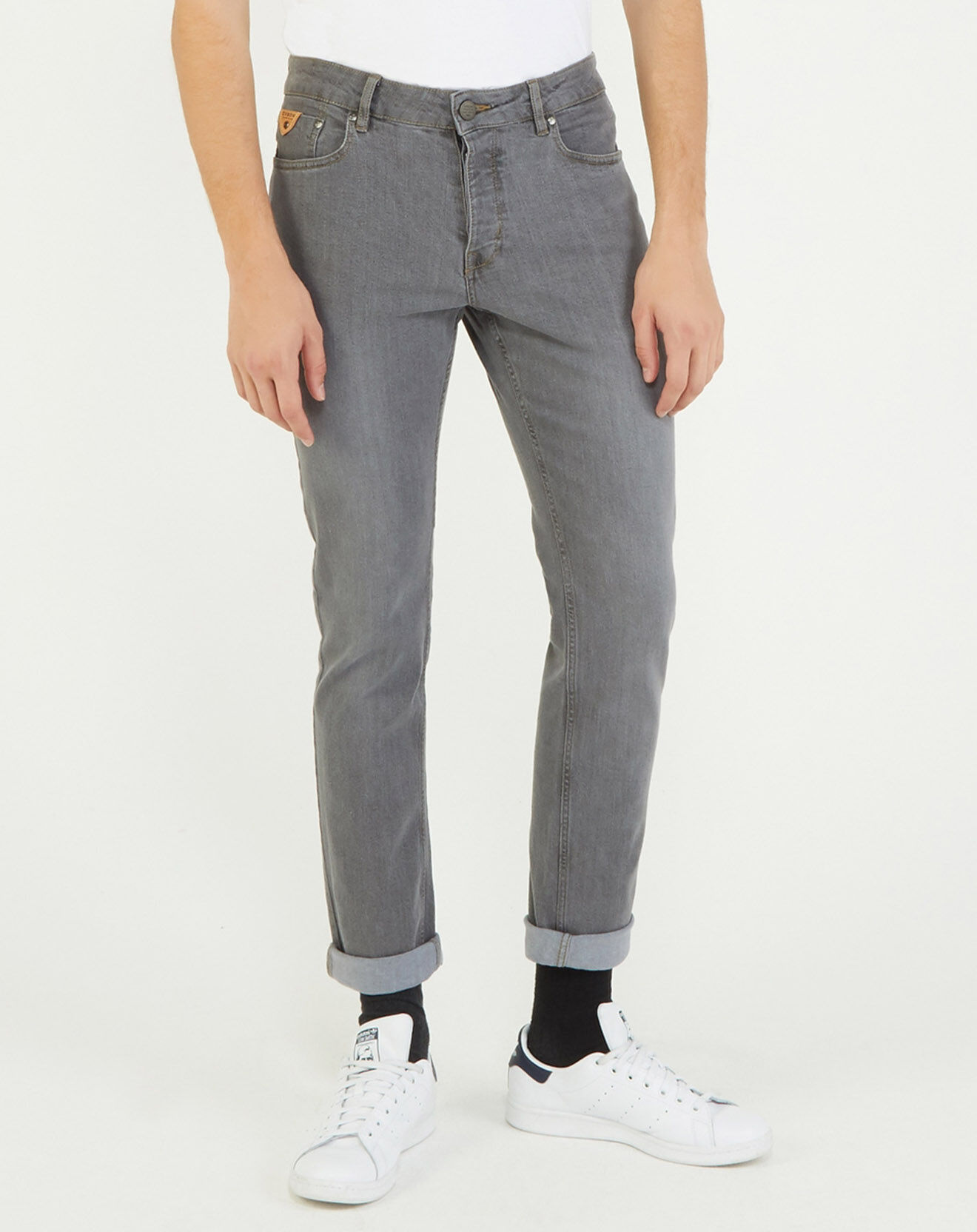Oxbow Jean ajustée Boanga gris