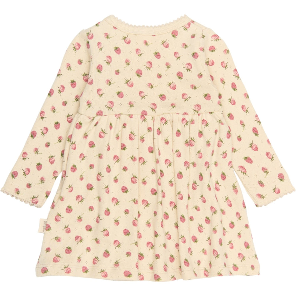 Køb Petit Piao Fog Strawberry AOP PPDea L_S Body Kjole Fold NB