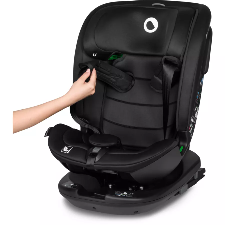 lionelo Reboarder Bastiaan RWF i-Size Black Carbon