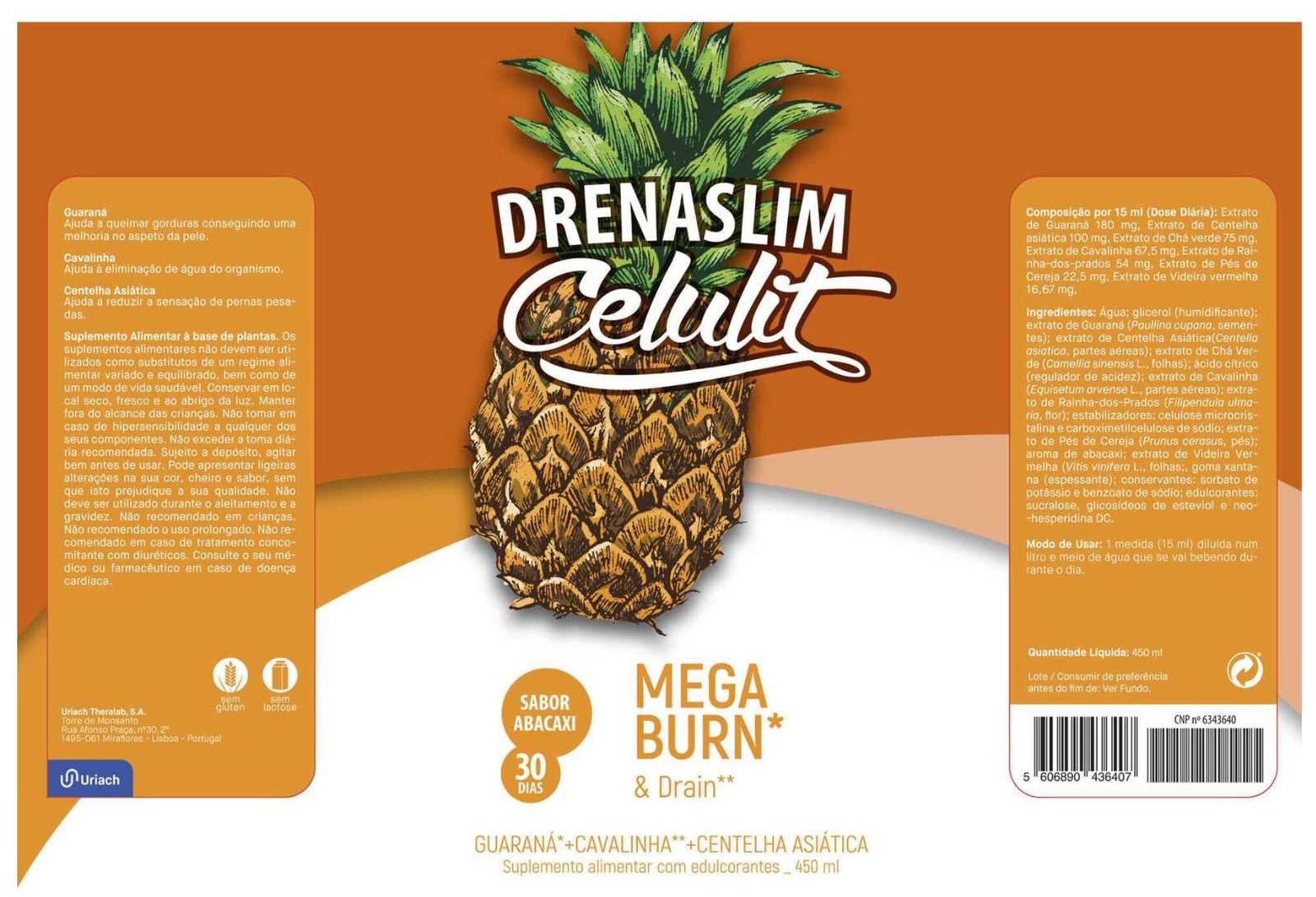 DRENASLIM Drenaslim Celulite 450 ml