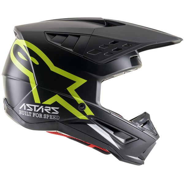 Alpinestars - Casque S-M5 Compass Noir / Jaune fluo