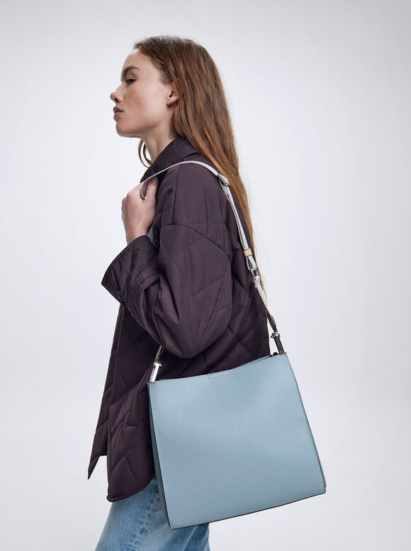 Bolsa de ombro para uso diário - Azul