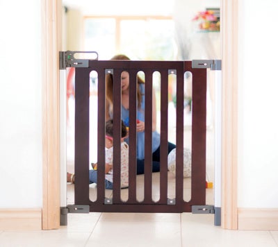 Safe & Care SafeGate Wood Skrugrind, Brun