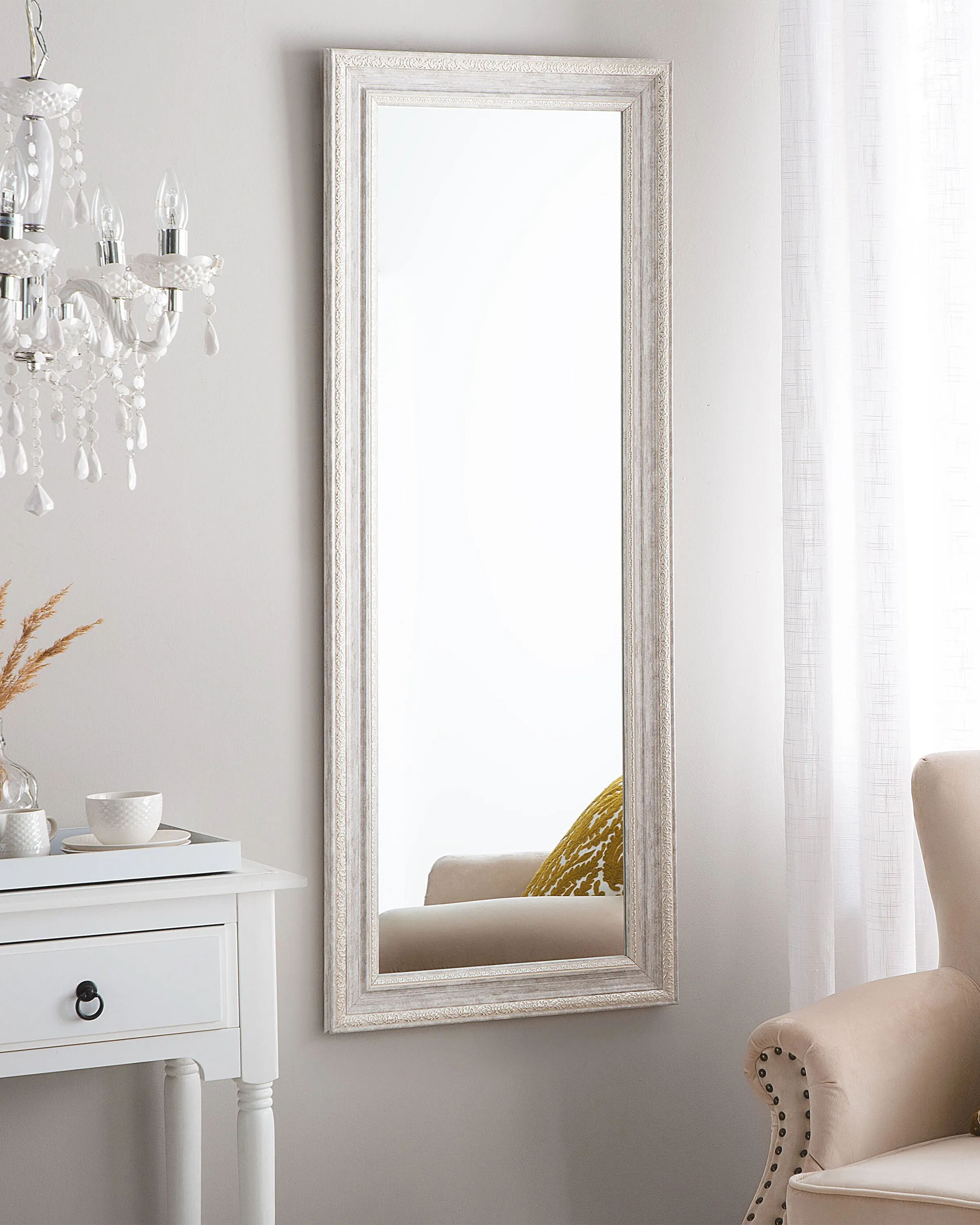 Wandspiegel VERTOU 50 cm 130 cm Beige