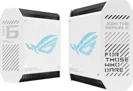 ASUS ROG Rapture GT6 - Wi-Fi-system - (2 routere) - op til 5800 sq.ft - mesh 1GbE, 2.5GbE - Wi-Fi 6 - Tri-Band