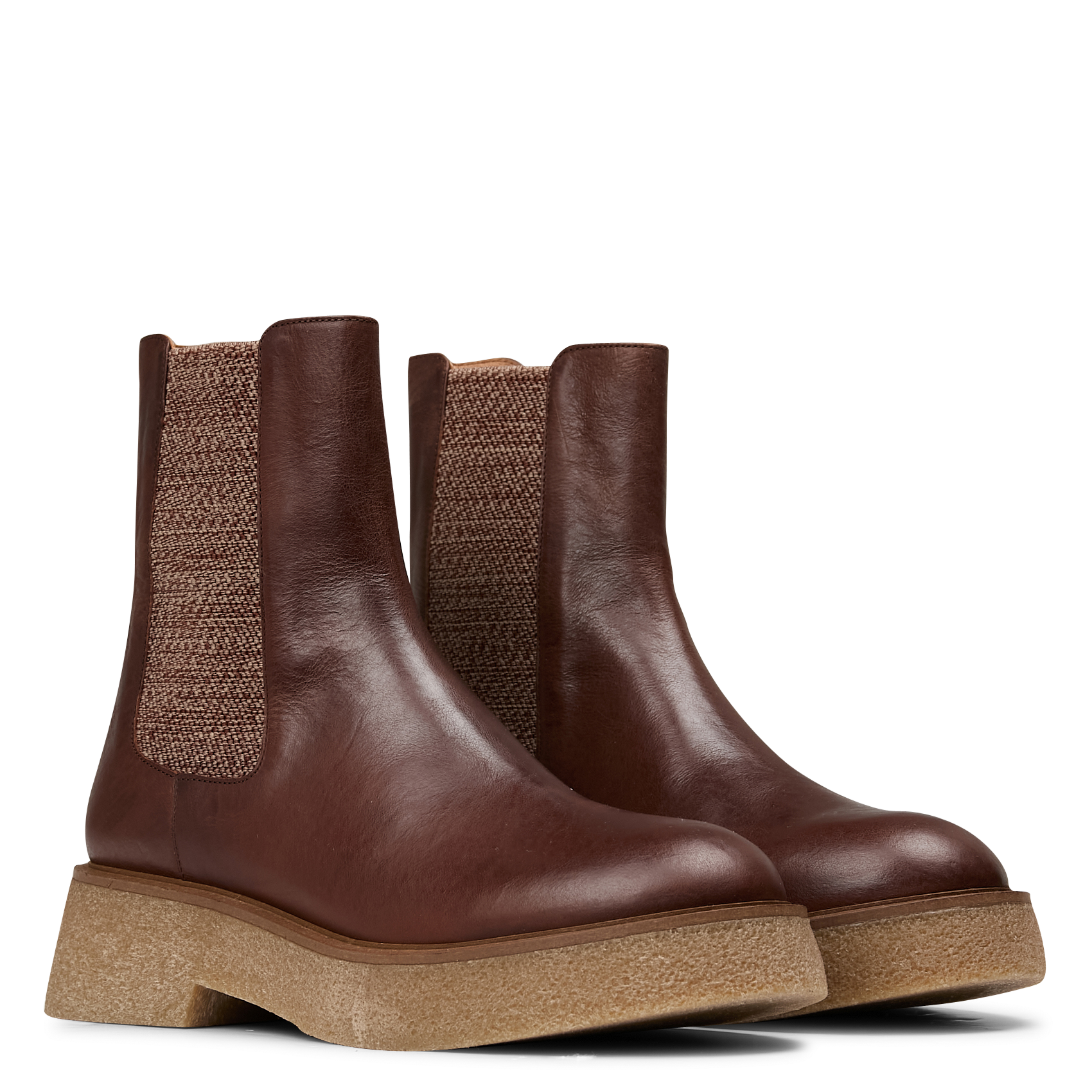 BRIANNA - Boots en cuir | Marron