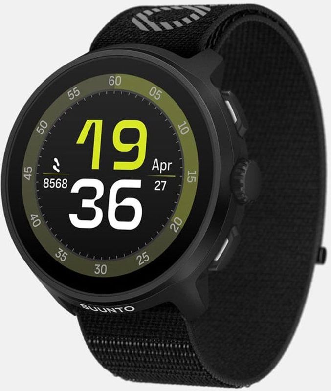 Suunto - Run - Smartwatch - Zwart - Textielband