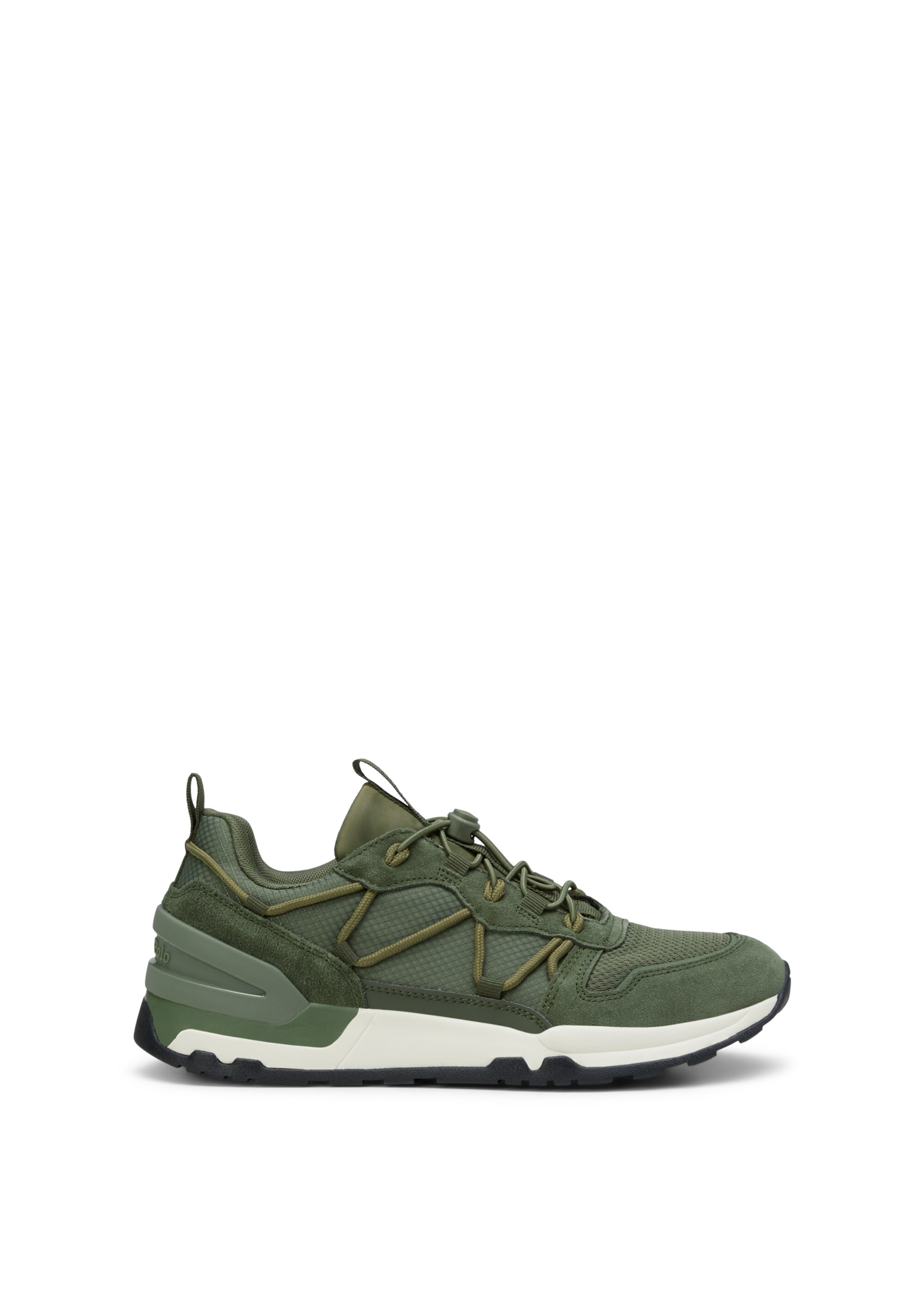 Sneaker aus abwechslungsreichem Material-Mix