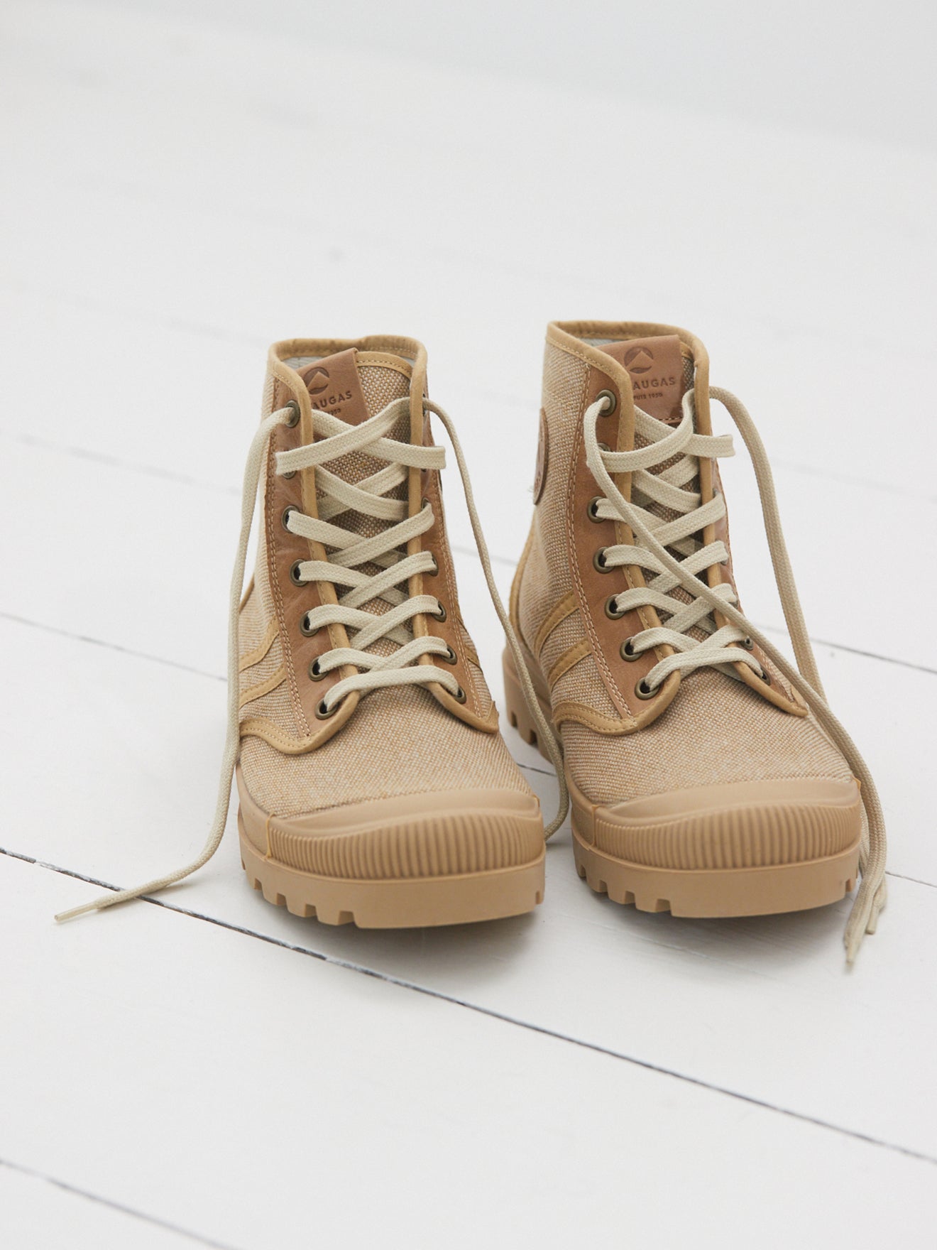 Baskets Authentique Mid Pataugas en toile coton bio