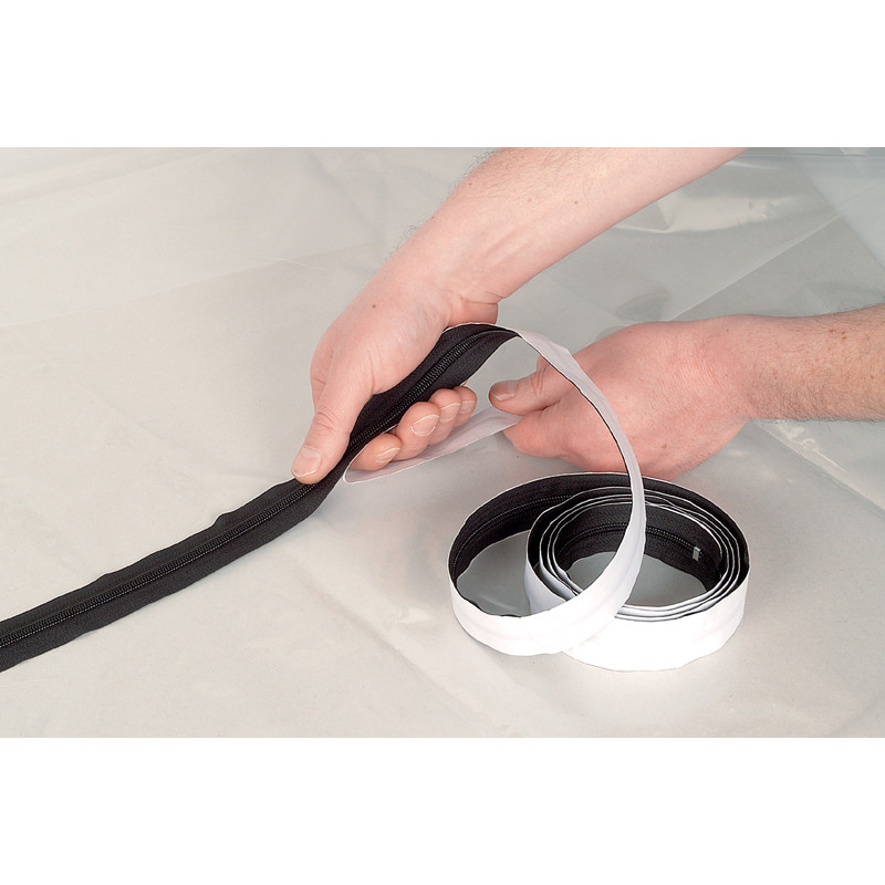 Wolfcraft stofdeur met rits 125x225mm