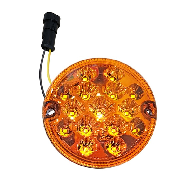 Feu arrière Clignotant LED rond 95mm