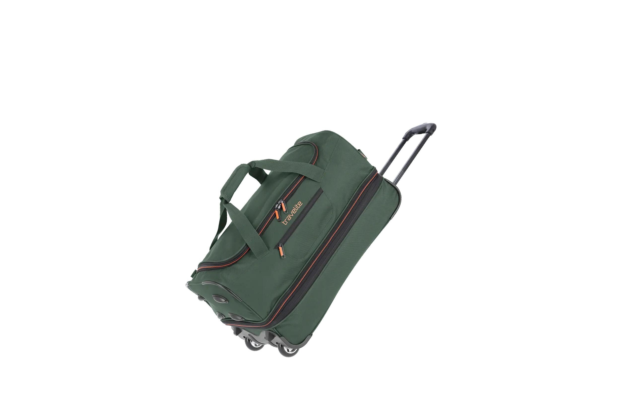 Basics Trolley Reisetasche S erweiterbar, DunkelgrünReisekoffer