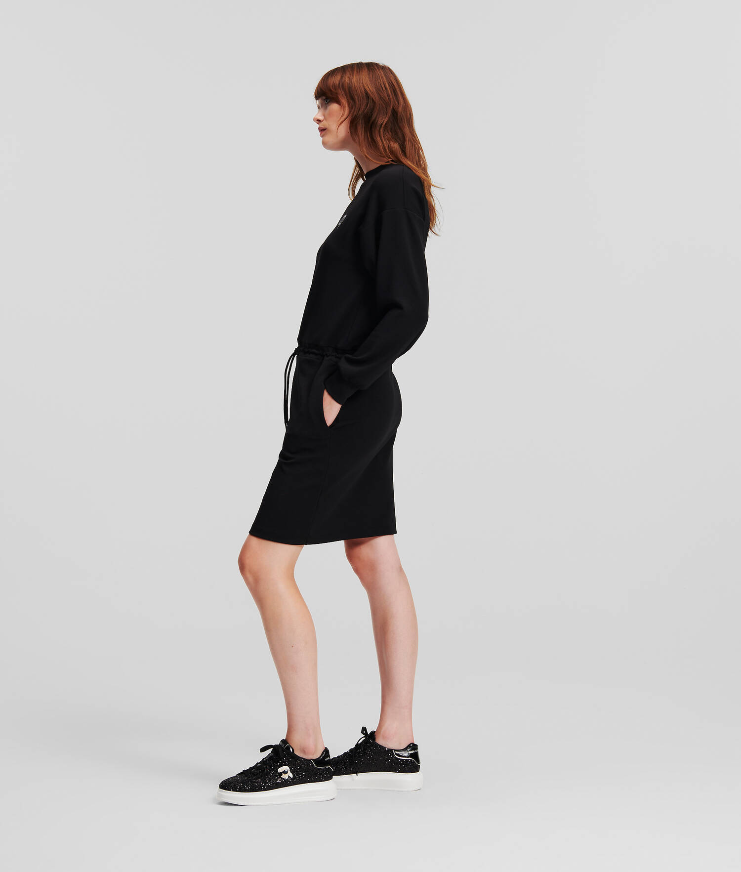 ROBE SWEAT À PAILLETTES K/IKONIK