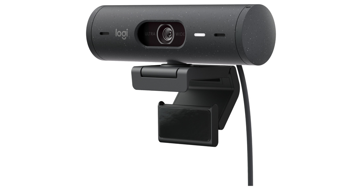 LogitechBrio 500 Full HD Webcam  (Zwart, 1080p/30fps, 720p/60fps)