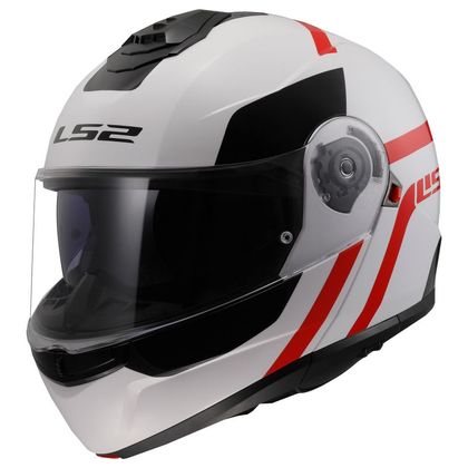 Casque LS2 FF908 STROBE II - AUTOX - Blanc / Rouge