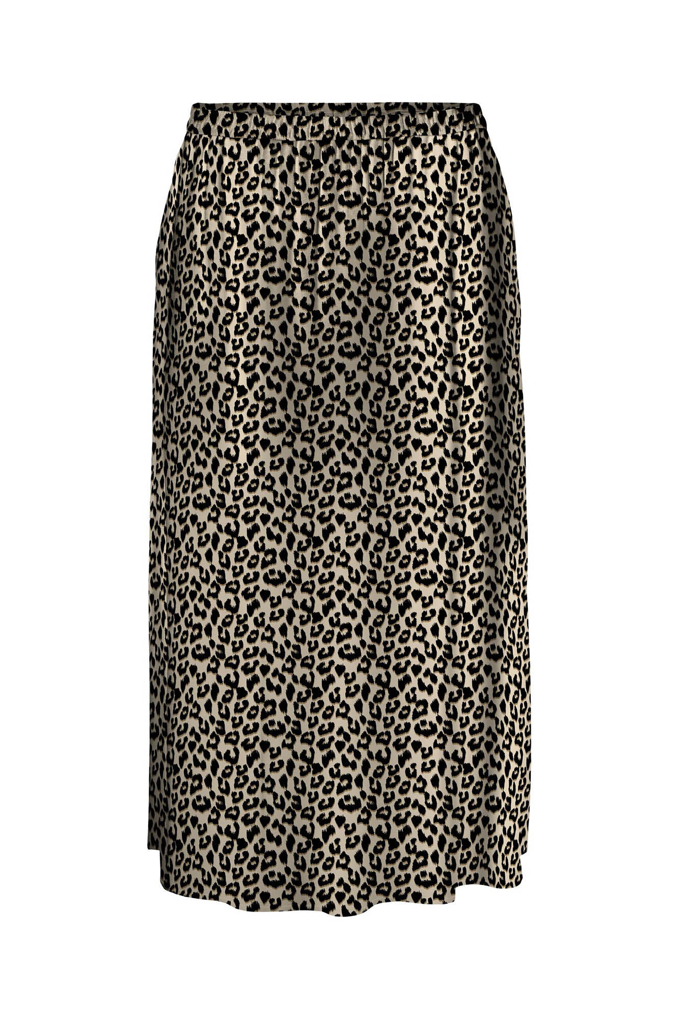 Saia midi Curve - Marrom