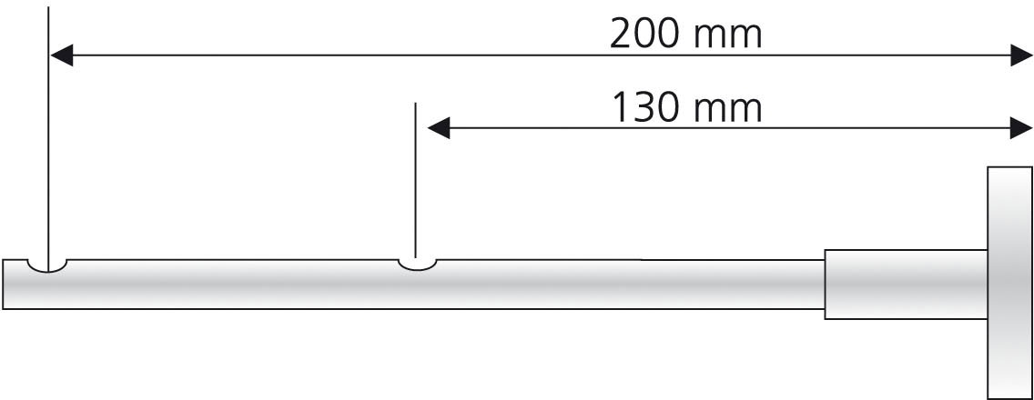 Liedeco Doppelträger für Innenlaufprofile 28 mm Ø