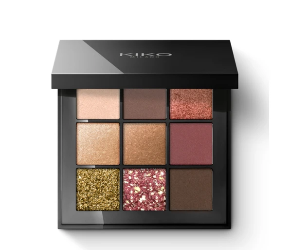 KIKO MILANO Glamour Multi Finish Eyeshadow Palette Eyeshadow Palette03 Burgundy Notes