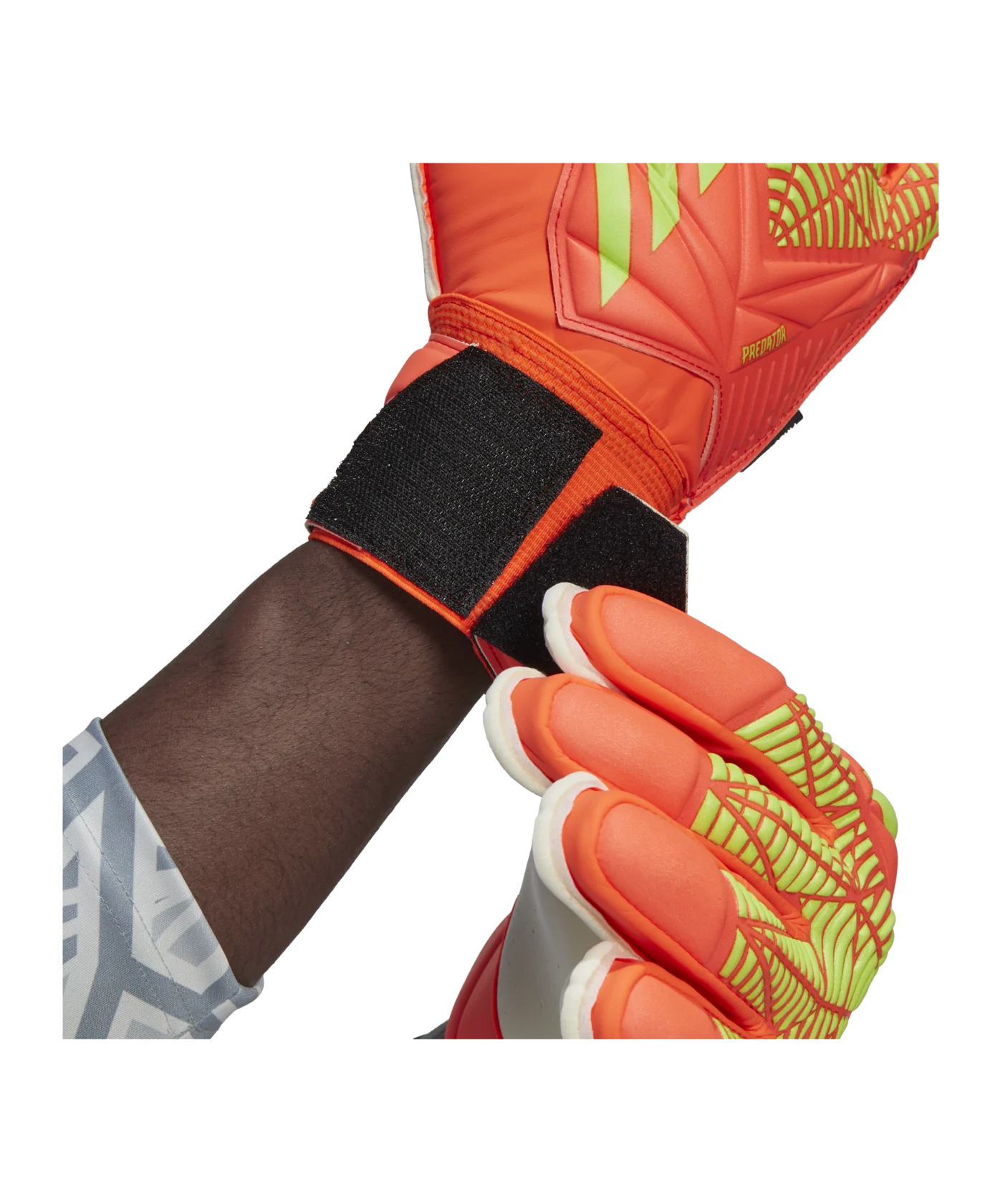 adidas Predator Match FS Game Data TW-Handschuhe Rot Grün