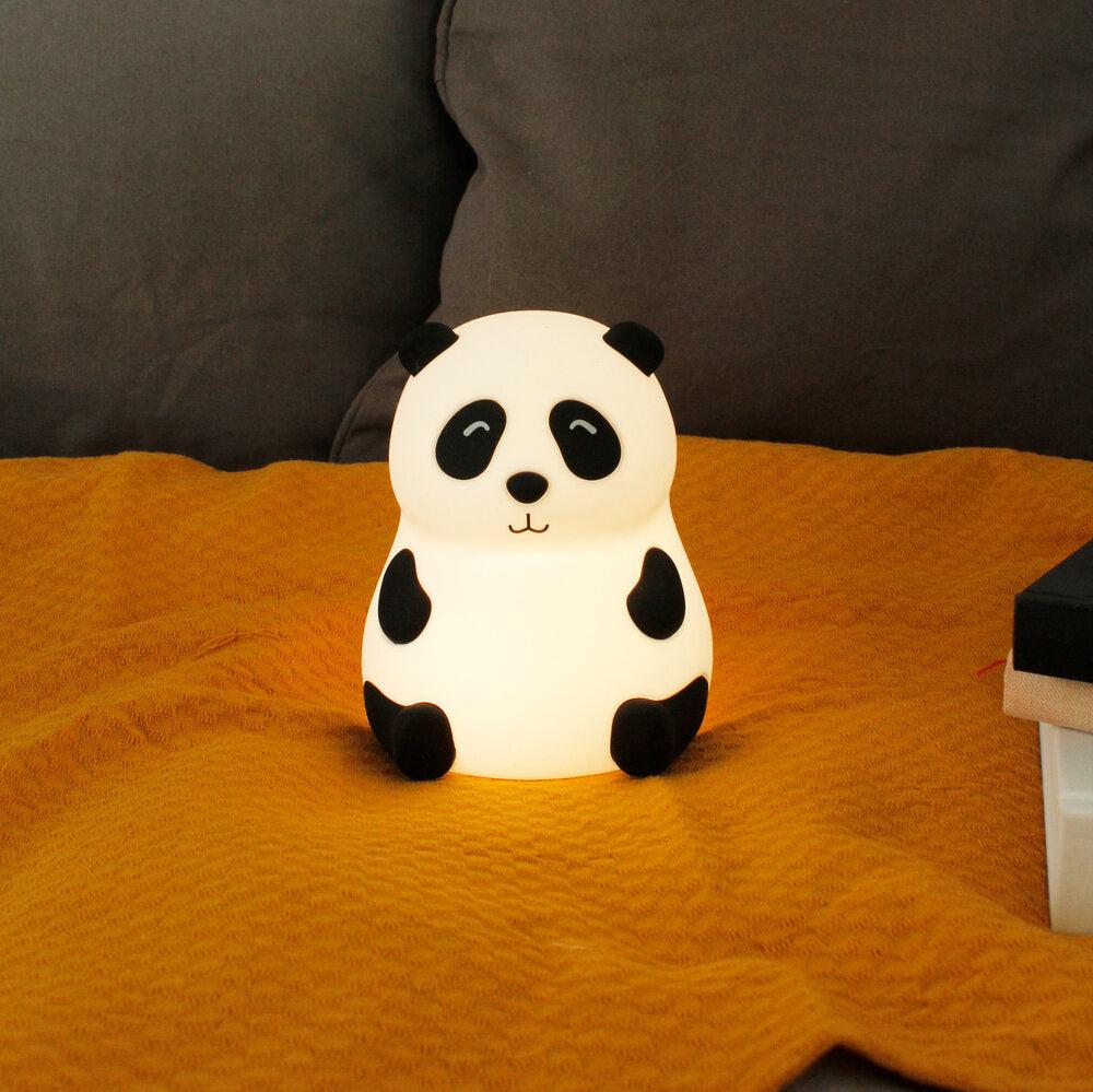 Winkee  Nightlight Panda Bordlampe - sort/hvid
