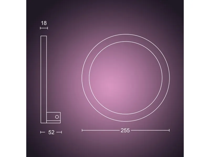 Philips Hue White Color Ambiance Sana Væglampe - BT