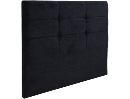 MERINOS - Tête de lit Cozy velours nuit 160cm (170cm finie)