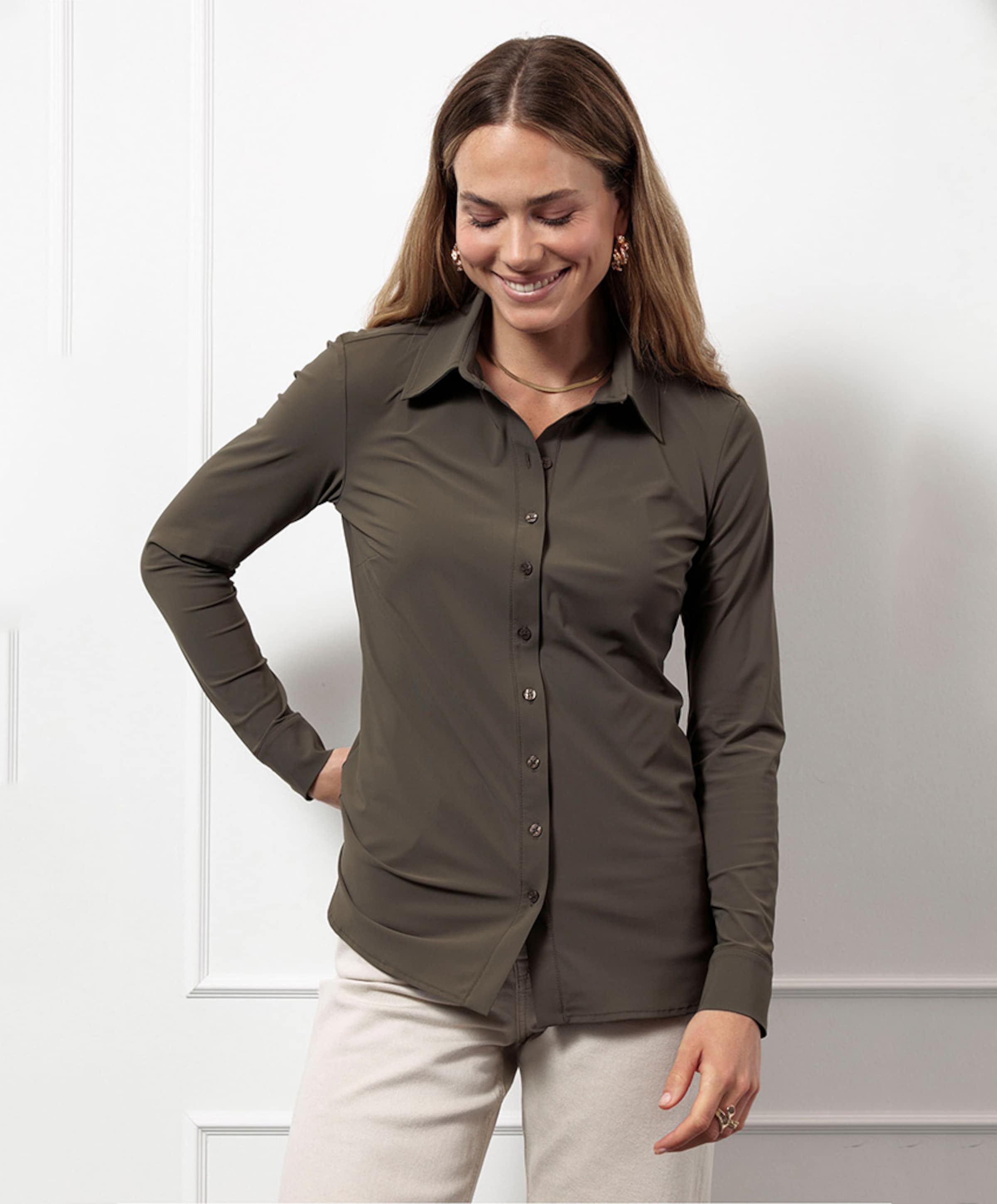 Studio Anneloes Dames blouse groen