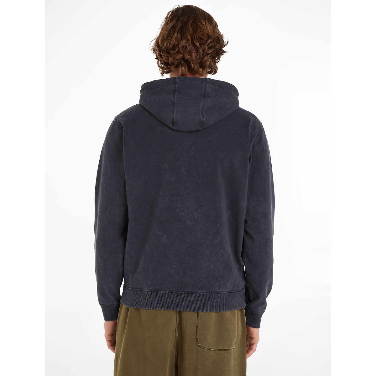 TOMMY JEANS<br>Moletom reto com logo griff