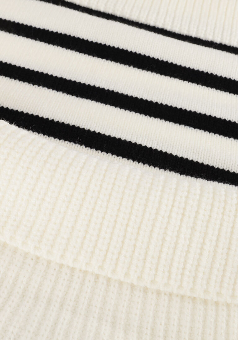 witte co'couture coltrui mero crop stripe knit