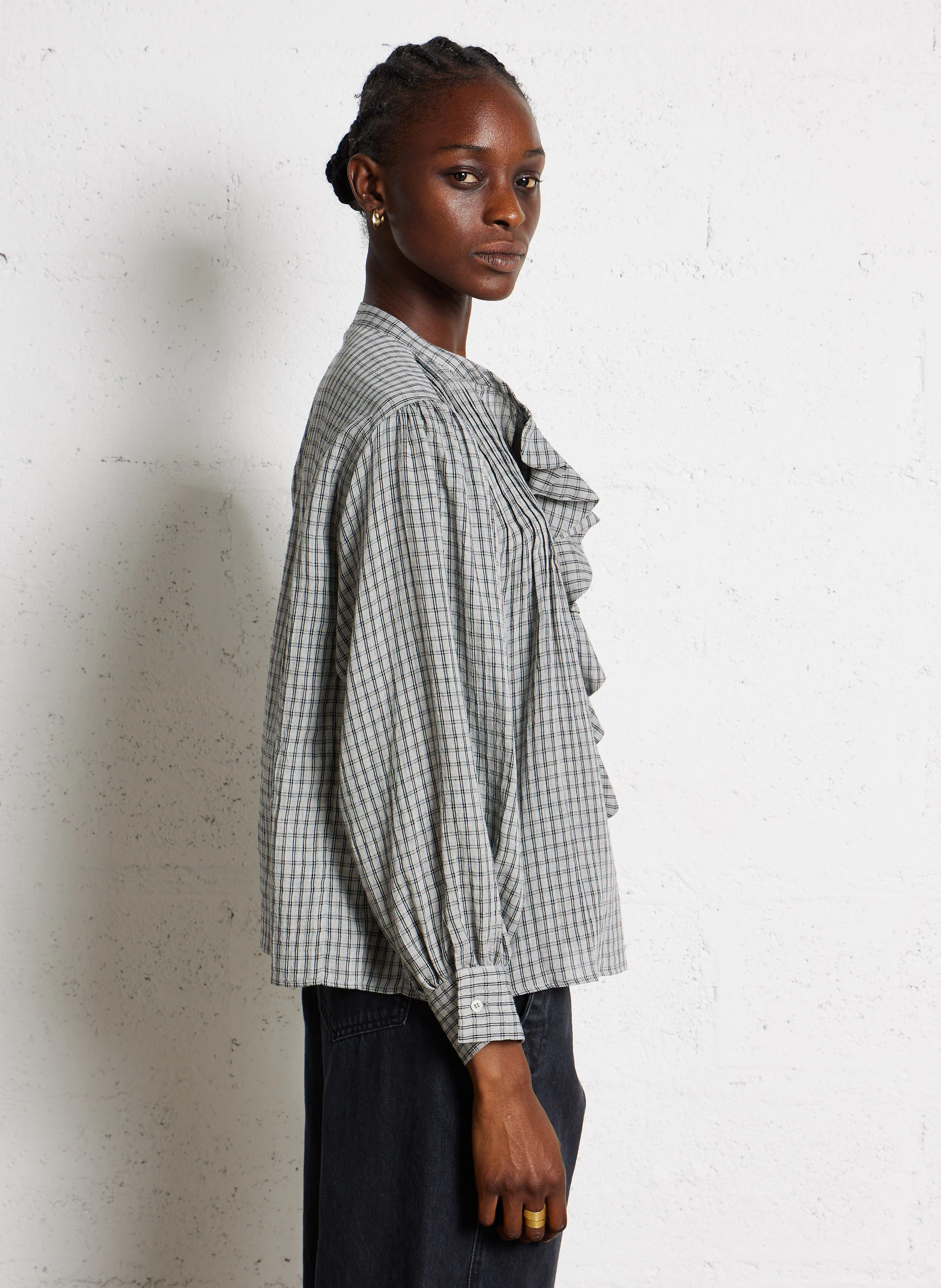 JOIE - Chemise ample col rond en coton | Multicolore