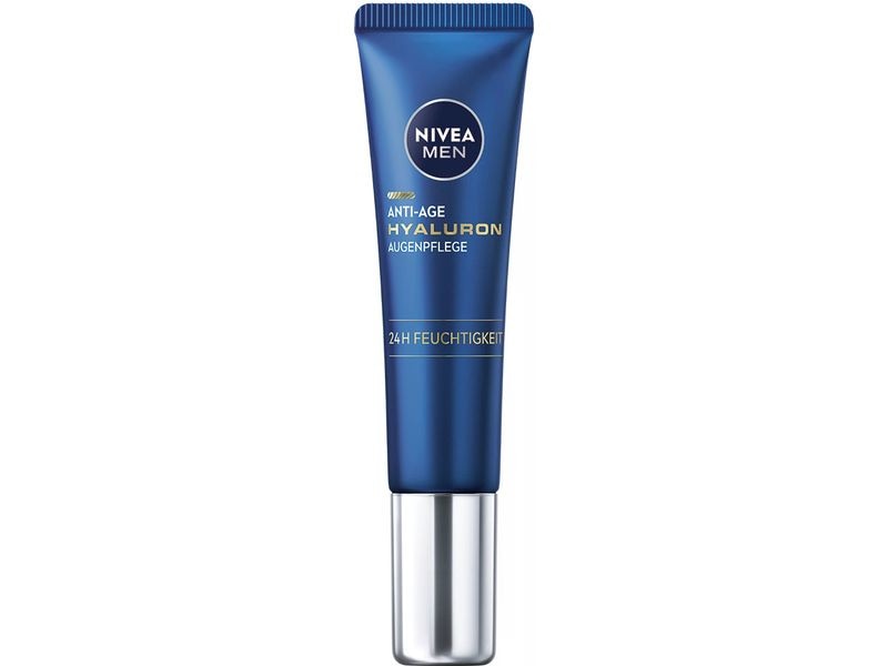 NIVEA MEN Augencrème Anti-Age Hyaluron 15 ml Augenpflege reduziert Anzeichen von Müdigkeit und mildert Falten im Augenbereich
