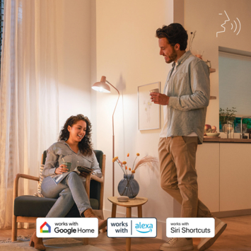 Philips smart LED peer E27 40W filament doorzichtig