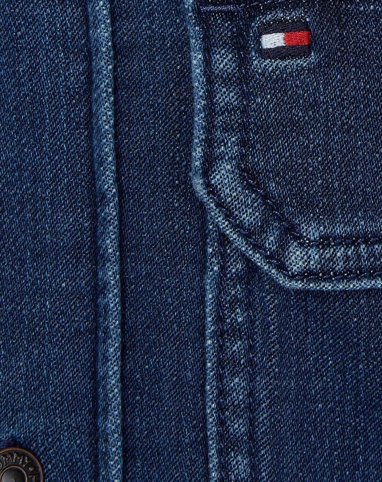 Tommy Hilfiger Chemise en jean Pstr Knit Indigo bleue