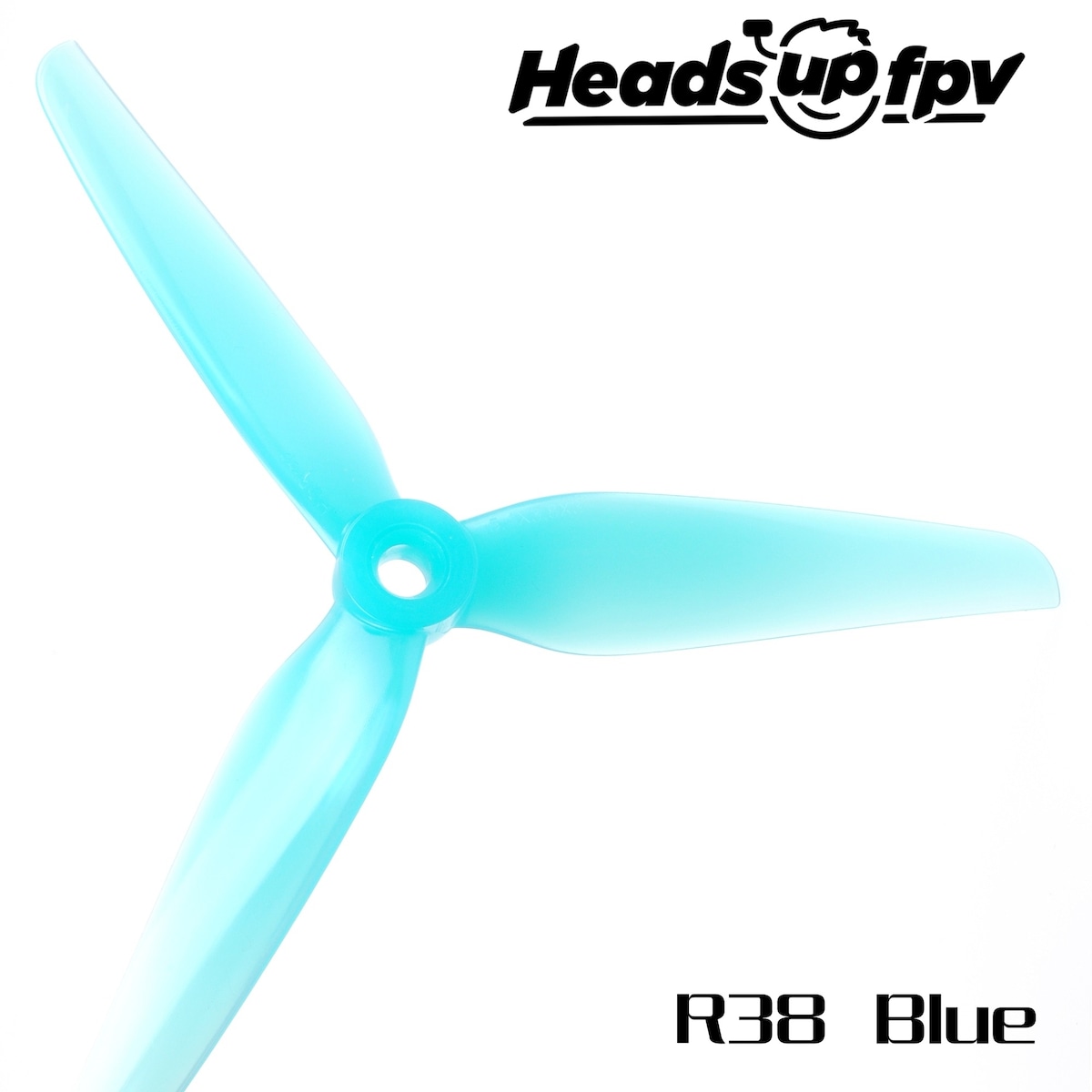 HQ Durable Prop R38 5.1inch Racing Blue