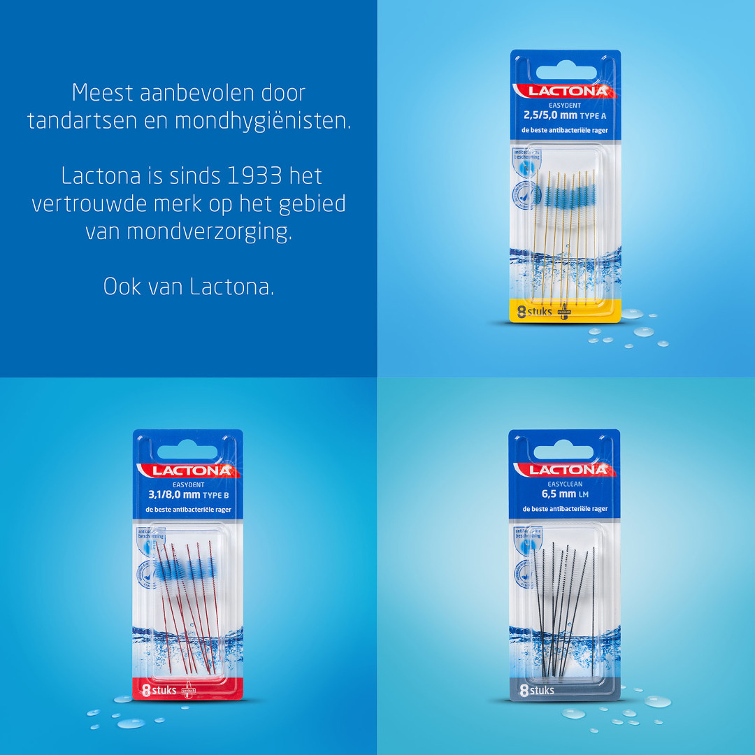 Lactona Interdental cleaner M 5.0mm (8 stuks)