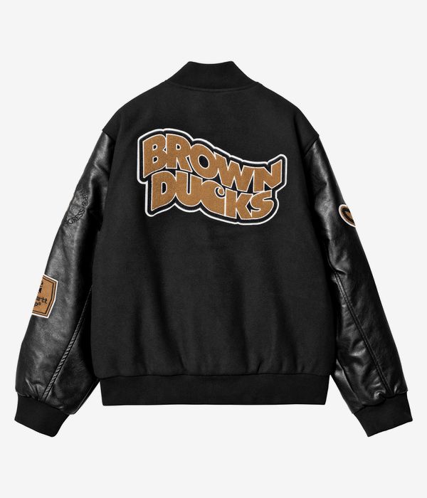 Carhartt WIP Brown Ducks Bomber Jacke (black black)